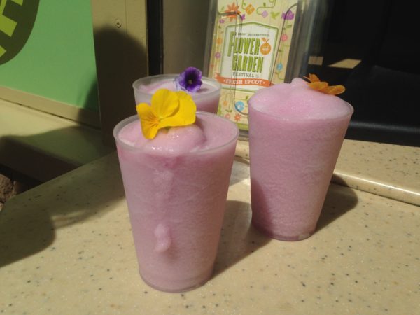 The Frozen Dessert Violet Lemonade is almost too pretty to eat!