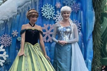 Disney Princesses Anna and Elsa.