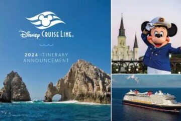 Disney Cruise Line 2024 Itinerary. Photo Credit © Disney Enterprises, Inc. All Rights Reserved.