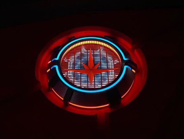 Guardians of the Galaxy interior. Photo credits (C) Disney Enterprises, Inc. All Rights Reserved