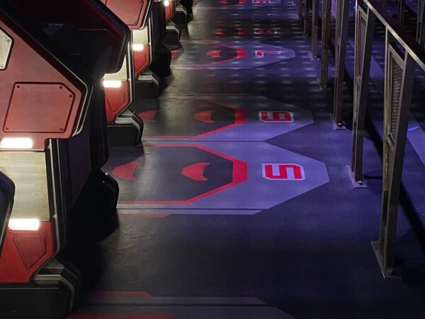 Guardians of the Galaxy interior. Photo credits (C) Disney Enterprises, Inc. All Rights Reserved