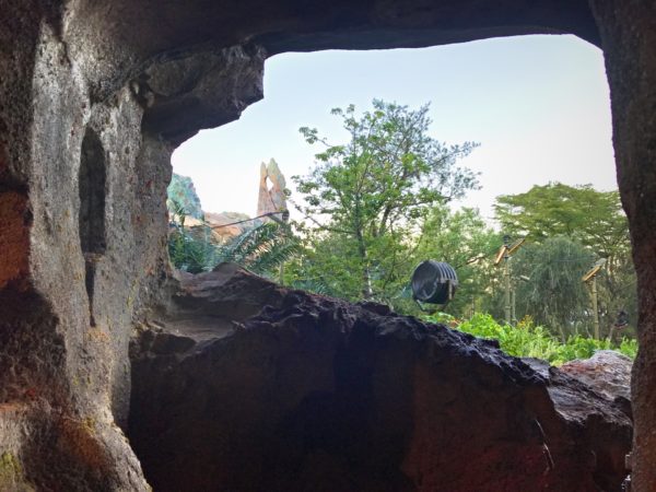 Here's a kind of rock window.