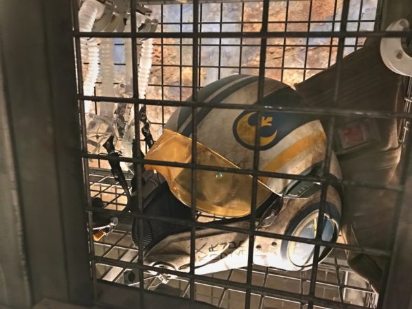 And here's a helmet.