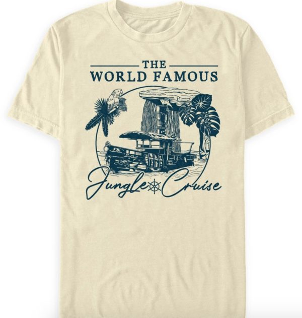 The World Famous Jungle Cruise Illustration T-Shirt.  Photo credits (C) Disney Enterprises, Inc. All Rights Reserved 