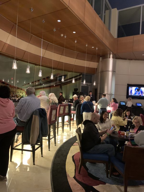 Bar seating is also available and comfortable!