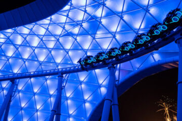 Tron Lightcycle Run coaster. Photo Credit © Disney Enterprises, Inc. All Rights Reserved.