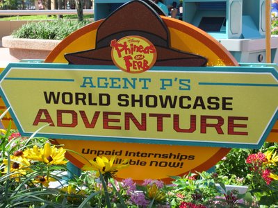 Agent P World Showcase Adventure Game