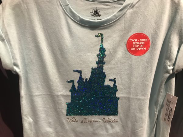 This Cinderella Castle sequined design flips! $24.99