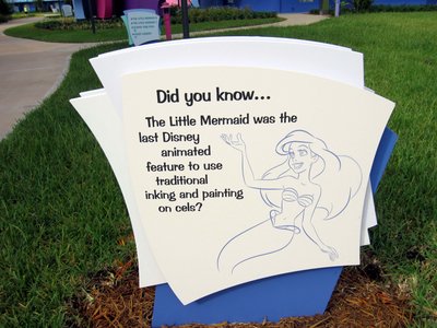 Follow the trivia signs near Hourglass Lake and learn some fascinating details about the movie.
