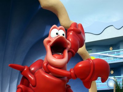 Sebastian seems to be in a good mood too.