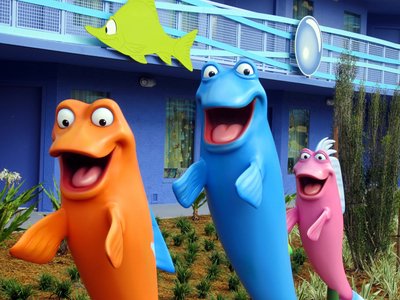 You have to smile when you see these happy fish.