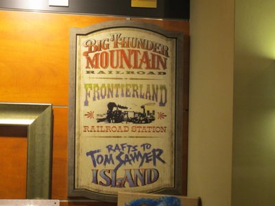 Frontierland sign you can buy. Looks just like the one in the park.