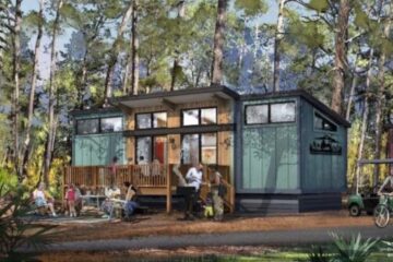 Artist Concept. Cabins at Disney's Fort Wilderness. Photo Credit © Disney Enterprises, Inc. All Rights Reserved.