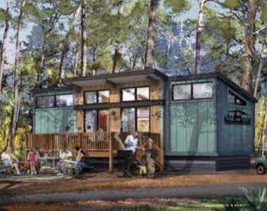 Artist Concept. Cabins at Disney's Fort Wilderness. Photo Credit © Disney Enterprises, Inc. All Rights Reserved.