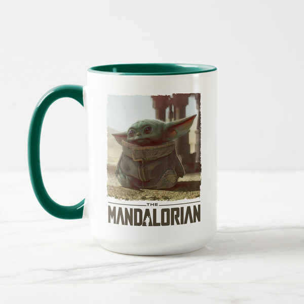 Enjoy a bit of morning coffee with The Child.  Photo credits (C) Disney Enterprises, Inc. All Rights Reserved 