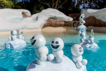 "Frozen" friends at Blizzard Beach. Photo Credit © Disney Enterprises, Inc, All Rights Reserved.