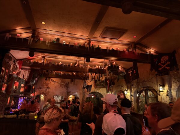 The interior is highly themed and beautiful.