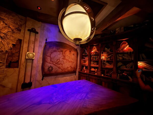 Be sure to watch for the map room's transformation.