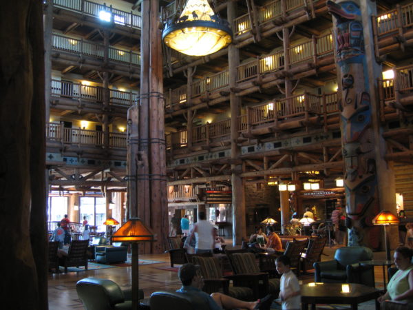 Disney's Wilderness Lodge has a natural, comfortable feel.