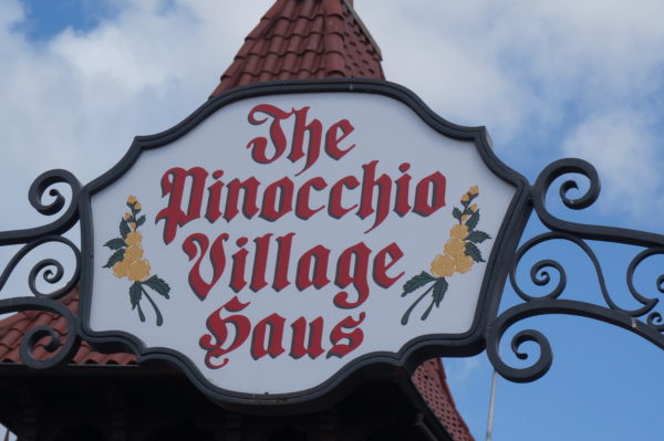 Pinocchio Village Haus serves some good flatbread pizzas.