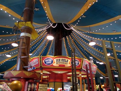 Look up - the lights are a great effect.