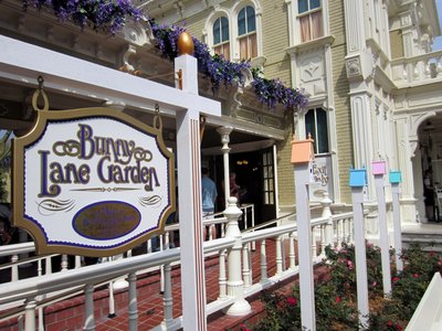 You can find Mr. and Mrs. Easter Bunny on Bunny Lane Garden in the Magic Kingdom.