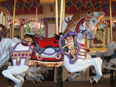 Carrousel Horse Each horse on the Carrousel is a work of art.