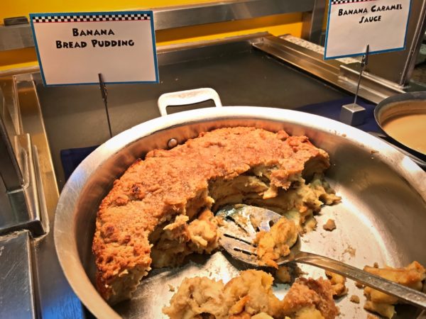 Banana bread pudding - yum!