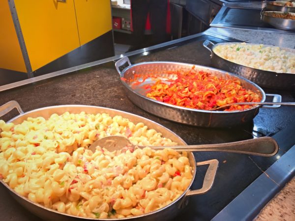 Pasta for grown-ups, including cheese, Alfredo, and marinara sauces.