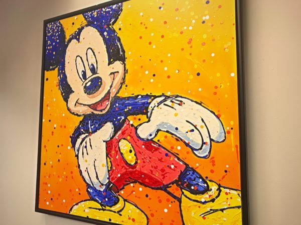 This is a really fun piece of Mickey-inspired artwork.