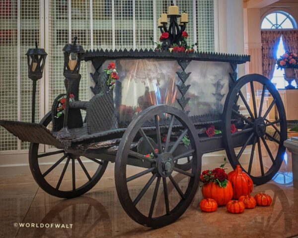 chocolate sculpture of hearse