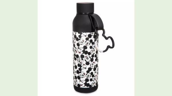 Mickey Mouse 21 Oz. Stainless Steel Water Bottle with Carabiner from Disney Store