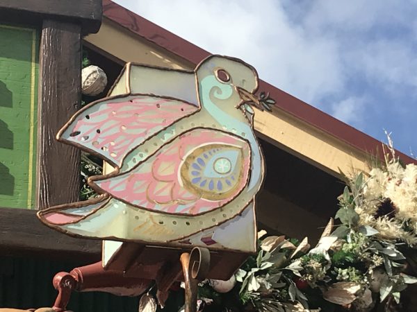 I like the details in the dove's wings.