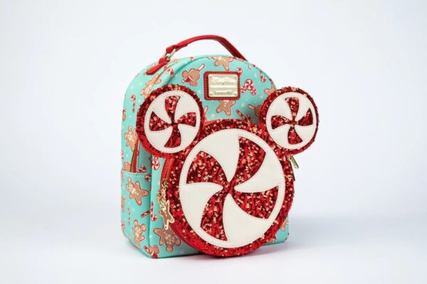 Christmas Loungefly backpack. Photo Credit © Disney Enterprises, Inc. All Rights Reserved.