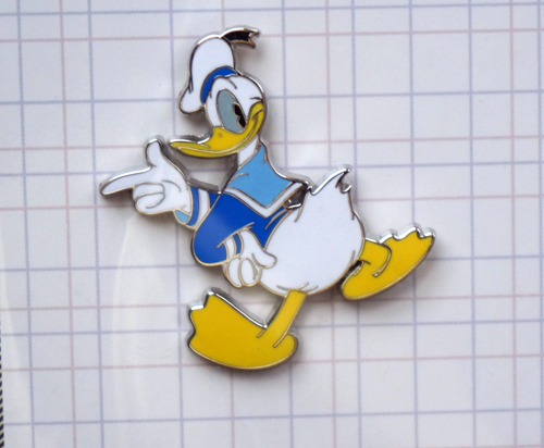 Donald Duck looks hip.