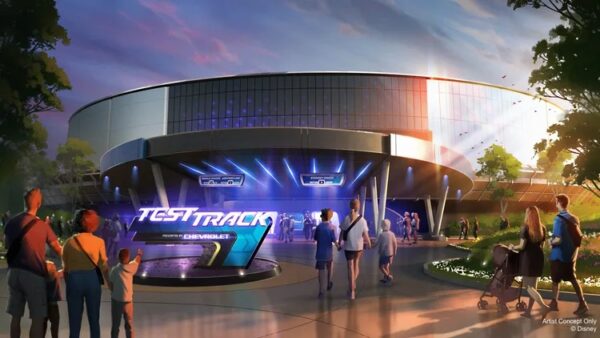 Concept art. Test Track Reimagined. Photo Credit © Disney Enterprises, Inc. All Rights Reserved.