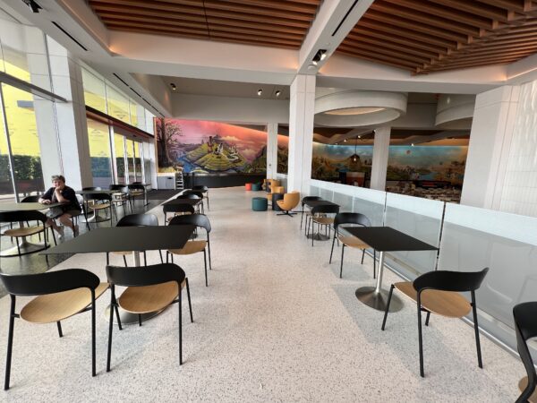 You will find plenty of places to sit and relax.