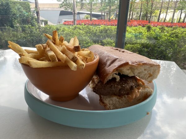I tried the Banh Mi burger with French fries - it was great!