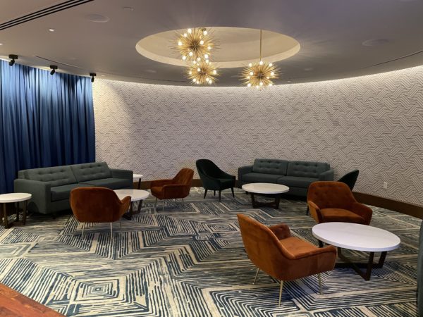 The lounge areas are might brighter than those of The Wave.