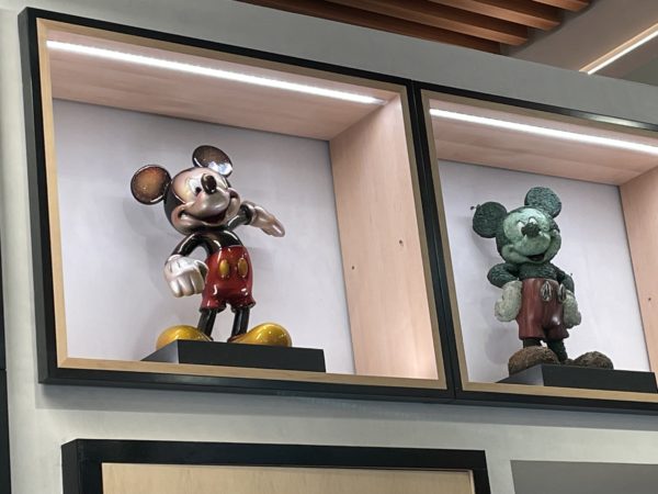 These statues are called Mickey as Muse.