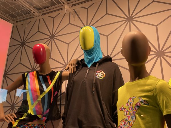 The mannequin displays are... interesting. 