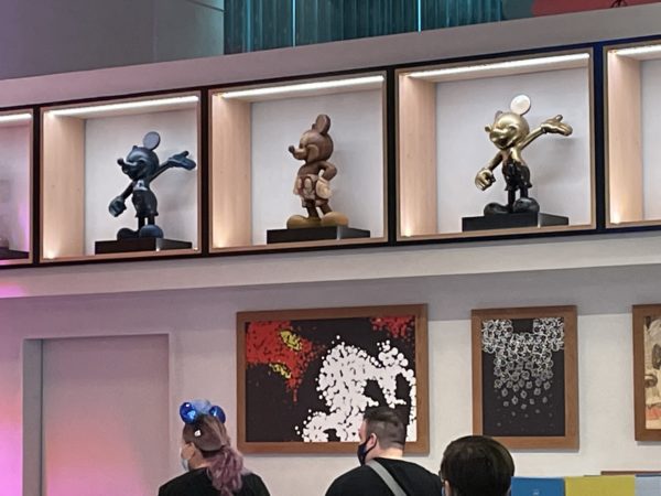 You will find plenty of Mickey Mouse artwork.