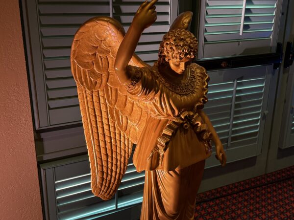 The original 1982 Bell Tower Statue from Italy’s St. Mark’s Campanile, now housed by the Walt Disney Archives after it was replace during a refurbishment.