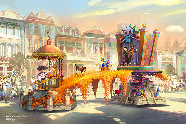 Coco float concept art. Photo credits (C) Disney Enterprises, Inc. All Rights Reserved 