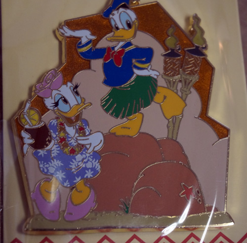 Donald and Daisy are ready for a luau.