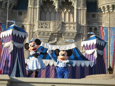 Dinner with Mickey Mouse Enjoying a meal with Mickey Mouse is often a highlight of a trip to Disney World.