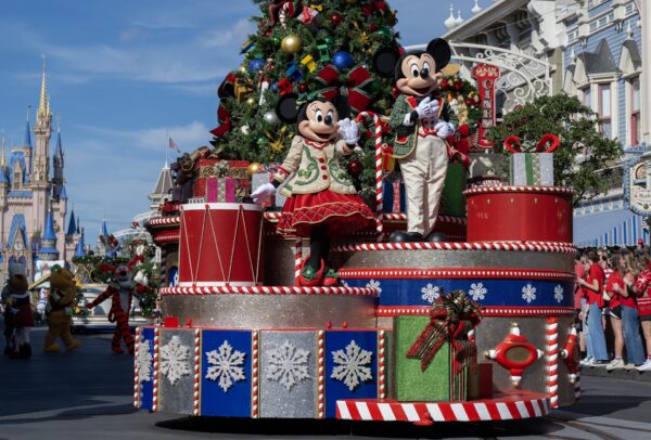 2025 Disney Parks Magical Christmas Day Parade Mickey and Minnie Mouse