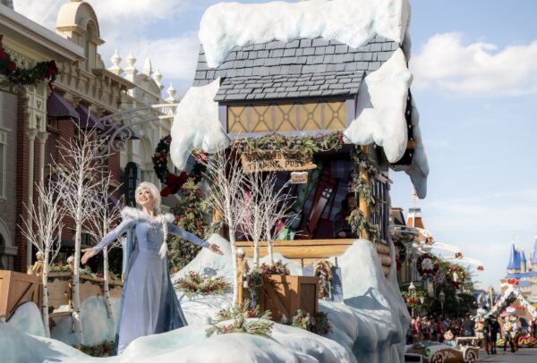 2025 Disney Parks Magical Christmas Day Parade Elsa