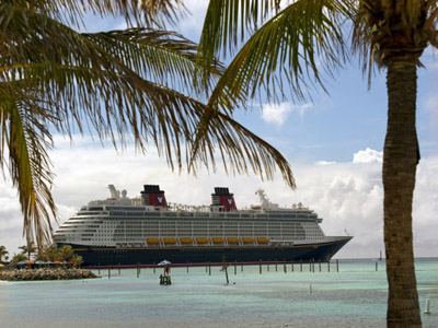 Many Disney Cruise Line ships visit Disney's private island - Castaway Cay. Photo credits (C) Disney Enterprises, Inc. All Rights Reserved
