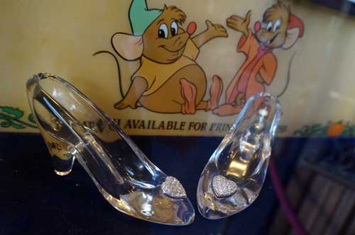 Glass slippers at Cinderella's Royal Table. How could she say no?